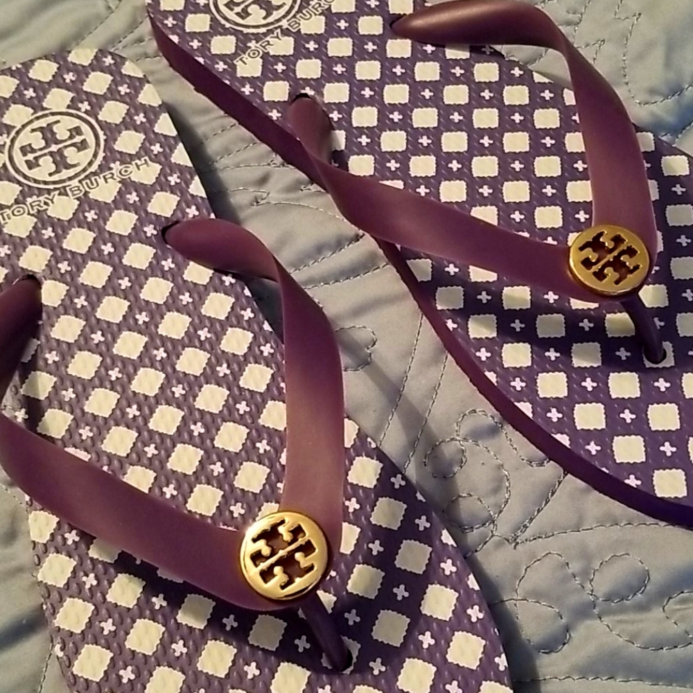 Purple Tory burch sandals
